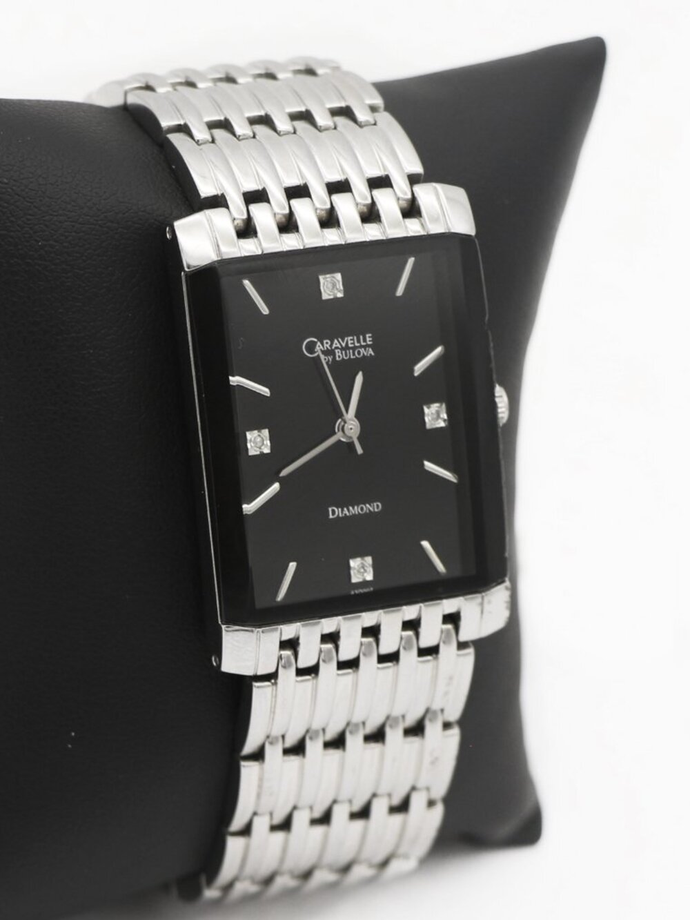 Caravelle by Bulova Steel Diamond Watch